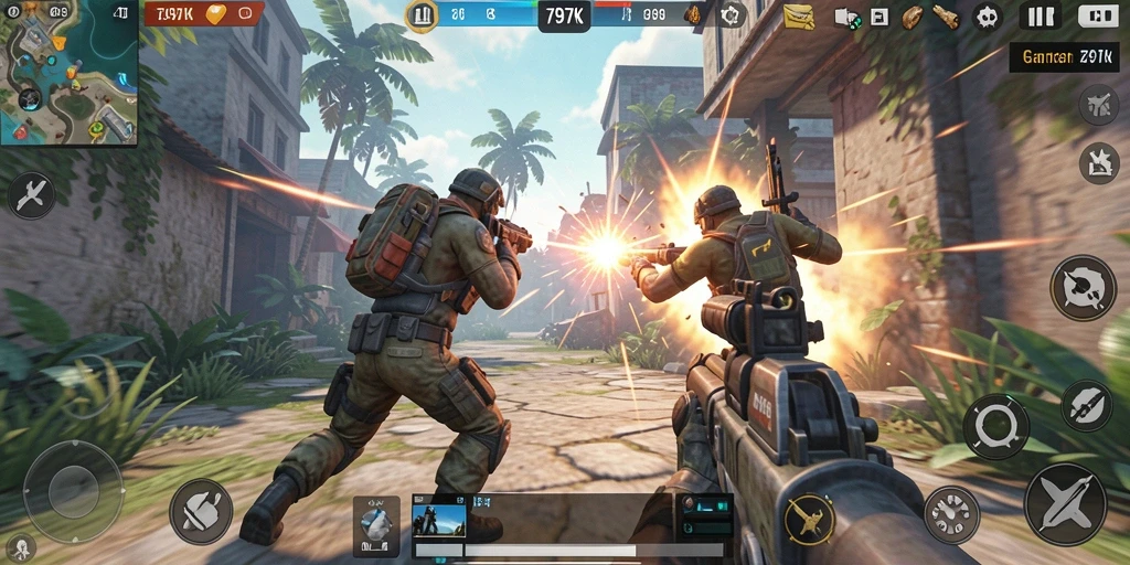 Gameplay mendebarkan dari 797K yang penuh aksi TPS.