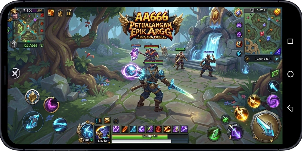 Gameplay menantang dalam AA666 yang penuh aksi dan petualangan.