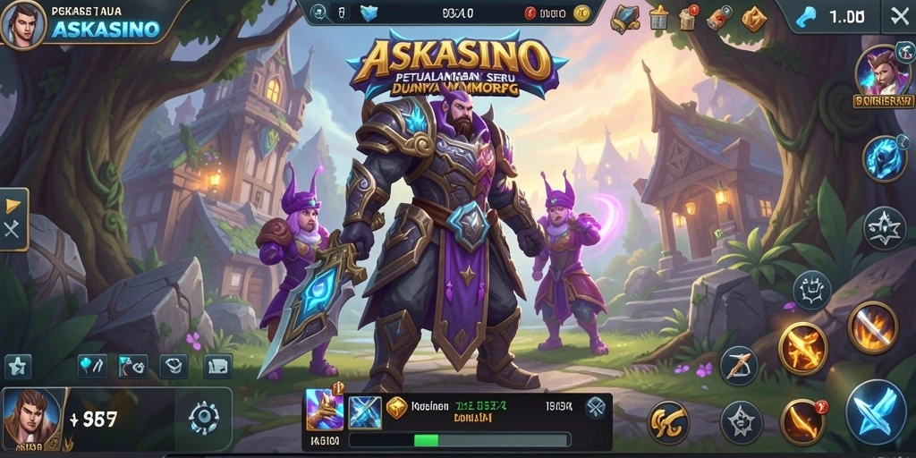 Gameplay seru dan imersif di dunia <strong>ASKASINO</strong>.