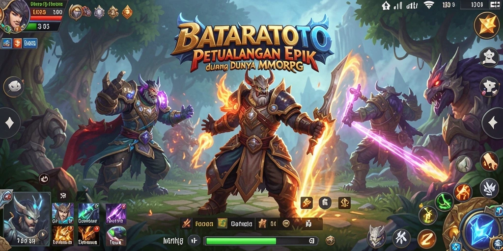 Tangkapan layar gameplay <strong>BATARATOTO</strong> menunjukkan petualangan seru dalam dunia MMORPG.