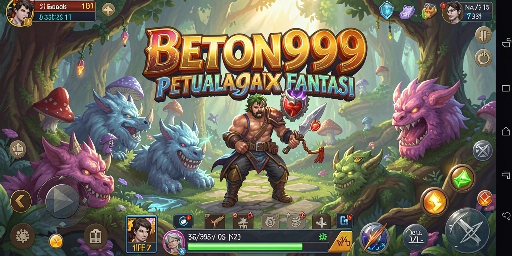 Gameplay BETON999 yang seru dan mendebarkan saat berpetualang.