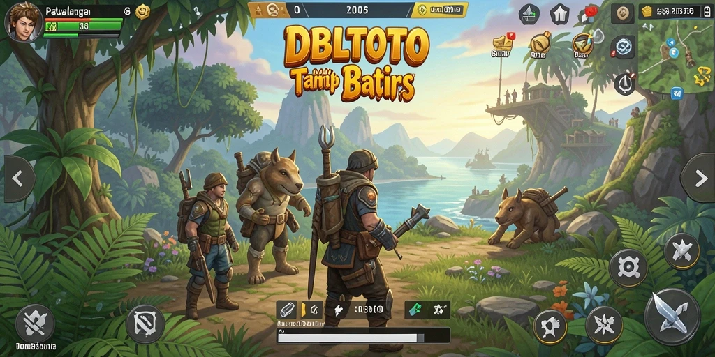 Tampilan gameplay menarik di dunia terbuka DBLTOTO.