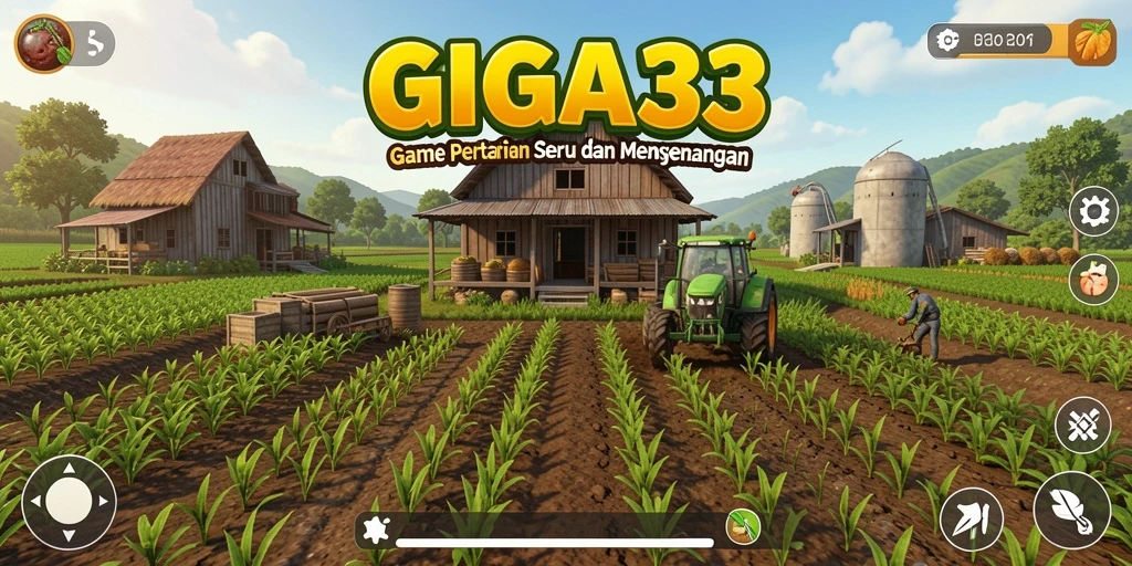 Tampilan gameplay GIGA33 yang menarik dan penuh warna.