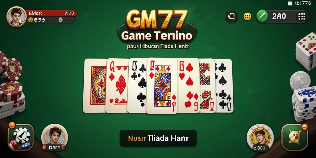 Screenshot GM777 menampilkan gameplay seru dan interaktif Domino.