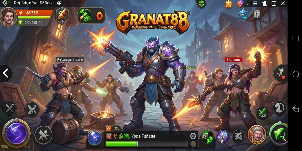 Gameplay seru dari GRANAT88 yang menampilkan pertempuran epik.