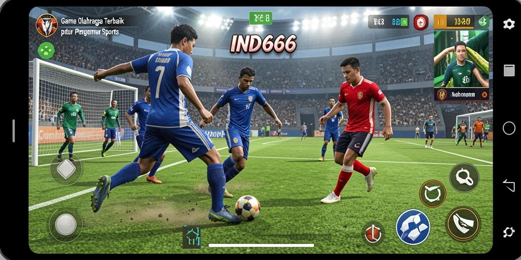 Tampilan gameplay yang memukau dalam <strong>IND666</strong> dengan grafik olahraga yang realistis.