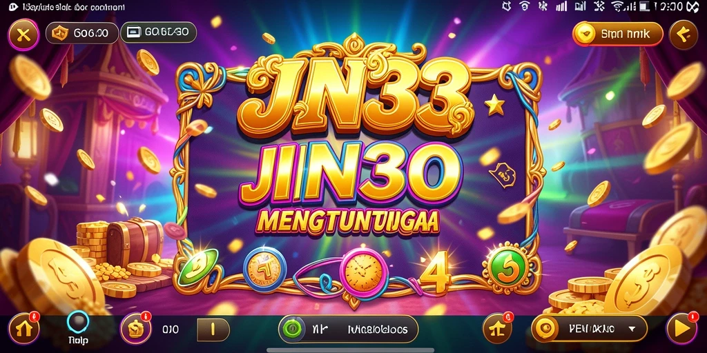 Tampilan gameplay Slot JIN33 yang seru dan interaktif.
