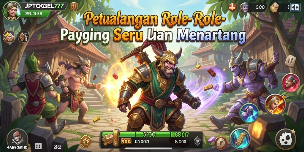 Tampilan gameplay seru dan mendebarkan dalam JPTOGEL77.