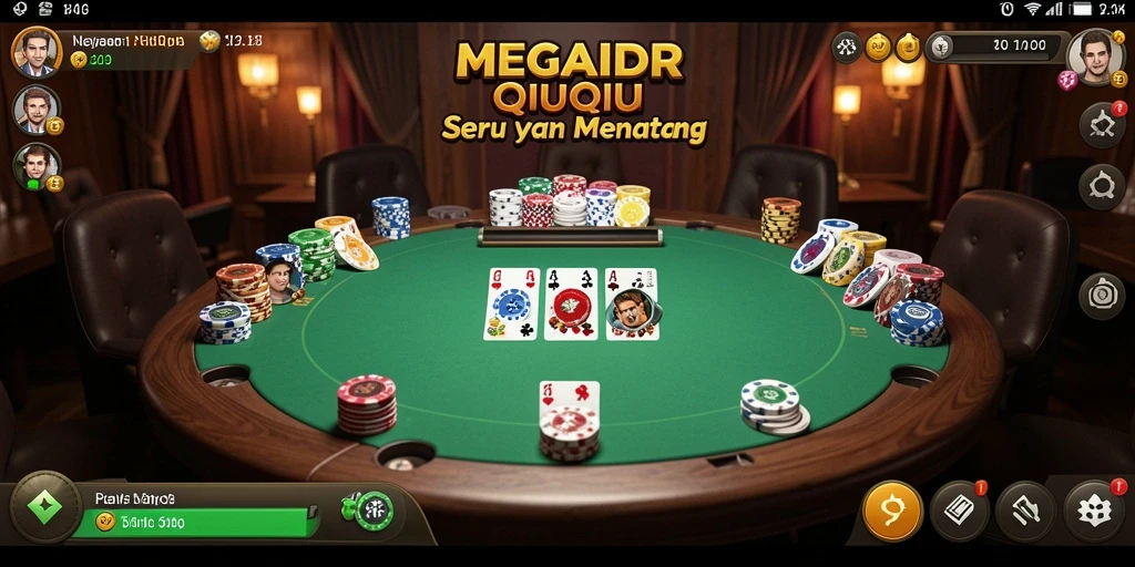 Gameplay QiuQiu yang seru di MEGAIDR.