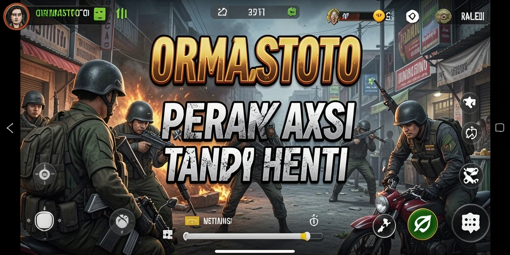 Tampilan aksi seru dari gameplay ORMASSTOTO.