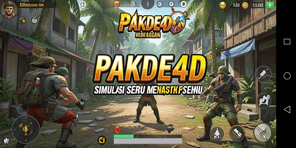 Screenshot utama PAKDE4D menampilkan gameplay simulasi yang menarik.