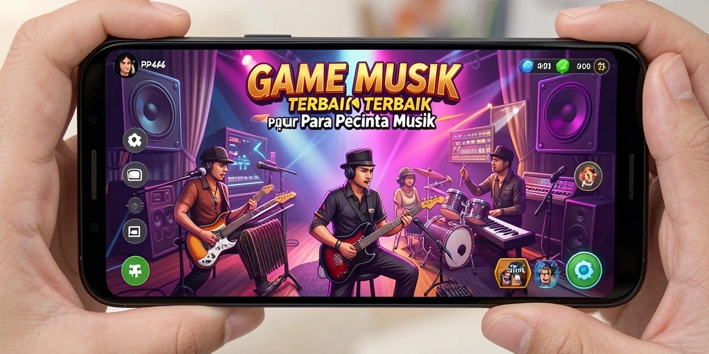 Tampilan gameplay PP444 yang penuh warna dan interaktif.