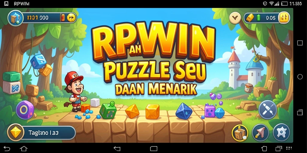 Tampilan gameplay puzzle yang menarik dan menantang di RPWIN.