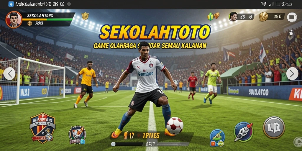 Tampilan menarik gameplay <strong>SEKOLAHTOTO</strong> menampilkan aksi olahraga yang seru.