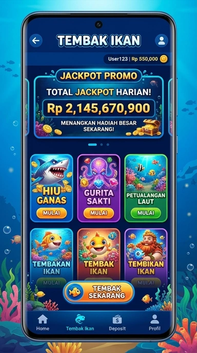 Tampilan aplikasi asdtoto dengan berbagai pilihan kategori.